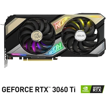 Imagen 2 de ASUS KO NVIDIA GeForce RTX 3060 Ti V2 OC Edition 8GB GDDR6 LHR KO-RTX3060TI-O8G-V2-GAMING Tarjeta Gráfica
