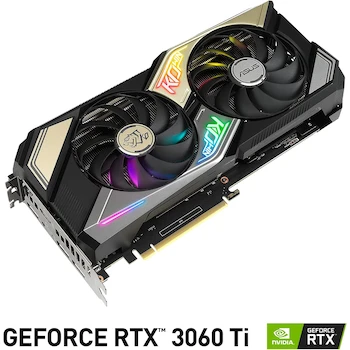 Imagen 3 de ASUS KO NVIDIA GeForce RTX 3060 Ti V2 OC Edition 8GB GDDR6 LHR KO-RTX3060TI-O8G-V2-GAMING Tarjeta Gráfica