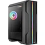 Miniatura de Aerocool Splinter Duo ARGB ATX Mid Tower Case, 3 Ventiladores Duo 12 ARGB, Panel Frontal ARGB, Negro