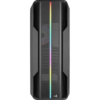 Imagen 4 de Aerocool Splinter Duo ARGB ATX Mid Tower Case, 3 Ventiladores Duo 12 ARGB, Panel Frontal ARGB, Negro
