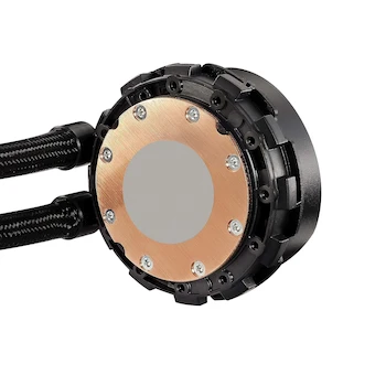 Imagen 3 de XPG Levante 240, Radiador de Refrigeración Líquida de CPU con Dos Ventiladores ARGB, Color Negro (Modelo: LEVANTE240-BKCWW)