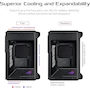 Miniatura de ASUS Gabinete Gaming ROG Z11 Media Torre Mini-ITX/DTX Diseño Inclinación 11° Paneles Vidrio Templado USB 3.2 Gen 2 Tipo C Frontal ARGB Negro