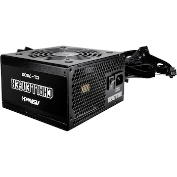 Imagen 4 de ASRock Challenger CL-750G - Fuente de Alimentación de 750 W, Color Negro, ATX 3.1, 80 Plus Gold Certified, No Modular, Dimensiones 140 x 150 x 86 mm