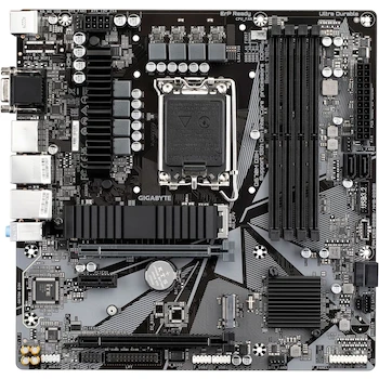 Imagen 2 de Tarjeta Madre GIGABYTE Q670M D3H, Serie Q670M D3H, Chipset Intel Q670, Socket LGA 1700, Memoria DDR5, Formato MATX, Color Negro, Dimensiones 26.49 x 26.49 x 5.38 cm
