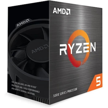 Imagen 2 de AMD Ryzen 5 5000 Series 5600T 6-Core 12-Thread Desktop Processor with Wraith Stealth Cooler, Zen 3 Architecture, Vermeer Core, Socket AM4, 384KB L1 Cache, 3MB L2 Cache, 32MB L3 Cache, 65W TDP