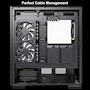 Miniatura de Montech Sky Two Negro ATX Gaming Mid Tower Estuche para Computadora Tipo C, Modelo B0BNT962NF, Serie Sky, Compatible con ATX/Micro-ATX/Mini-ITX, Altura 19.29 Pulgadas, Torre Mediana, Origen China