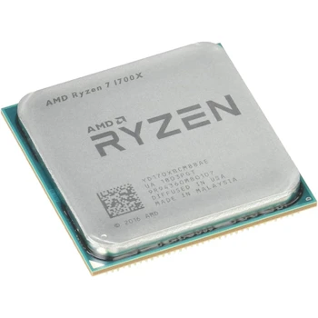 Imagen de referencia para AMD Ryzen 7 1700X Procesador, Serie Ryzen 7, Modelo 1700X, Socket AM4, 8-Core, Sin Cooler