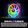 Miniatura de Thermaltake SWAFAN EX 14 RGB PC Ventilador de refrigeración, paquete de 3, CL-F144-PL14SW-A, 140 mm, negro