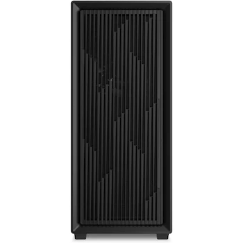 Imagen 2 de Sharkoon VK2 RGB Black Mid-Tower ATX PC Case - Dimensions: 40.4 x 20.6 x 48.7 cm, Weight: 6.1 kg, Drive Bays: 2 x 3.5" & 4 x 2.5", Expansion Slots: 7, Max GPU Length: 37.5 cm, Max CPU Cooler Height: 16 cm, Max PSU Length: 21 cm