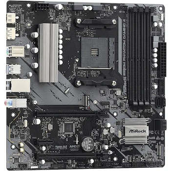Imagen 4 de ASRock B550M Phantom Gaming 4 - Placa Base Micro ATX AMD B550 Socket AM4 Negra