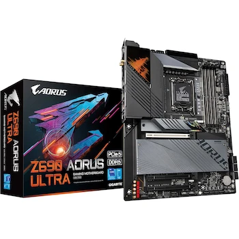 Imagen de referencia para GIGABYTE Z690 AORUS Ultra Tarjeta Madre ATX Socket LGA 1700 Intel Z690 DDR5