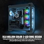 Miniatura de Thermaltake Pure Duo 140 mm ARGB White CL-F098-PL14SW-B Ventilador de Caja/Radiador con 2 Anillos de Luz 18 LED Direccionables 9 Aspas Rodamiento Hidráulico (Pack de 2)