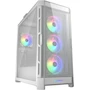 Miniatura de Cougar DUOFACE Pro RGB Mid Tower Caja para PC con 2 Placas Frontales Intercambiables (Mesh y Vidrio Templado) y Ventiladores RGB - Blanco