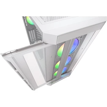 Imagen 4 de Cougar DUOFACE Pro RGB Mid Tower Caja para PC con 2 Placas Frontales Intercambiables (Mesh y Vidrio Templado) y Ventiladores RGB - Blanco
