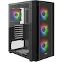 Miniatura de GAMDIAS AURA GC2 Negro Torre Media ATX Carcasa para Computadora con Ventana de Vidrio Templado Lateral, Soporta Placas Base ATX/Micro-ATX/Mini-ITX, 7 Ranuras de Expansión, Bahías de Unidad 2x3.5" o (1x2.5"+1x3.5") + 2x2.5", Dimensiones 305x200x430mm