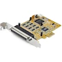 Miniatura de StarTech.com Tarjeta Adaptadora PCI Express RS232 de 8 Puertos, Tarjeta PCIe a Serial DB9, UART 16C1050, ESD de 15kV - Solo Windows, TAA, Modelo PEX8S1050, Serie PCIe Serial Card, Color Amarillo, Dimensiones 12x10.5x1.6 cm, Peso 74g