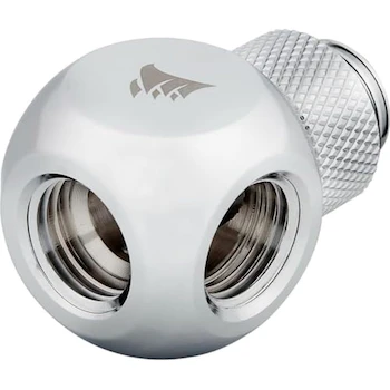 Imagen 3 de CORSAIR Hydro X Series XF Rotary Y-Splitter Cromo