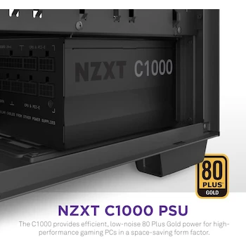 Imagen 2 de NZXT C1000 (2022) PA-0G1BB-US Fuente de Alimentación 1000W 80+ Gold Totalmente Modular ATX Gaming Cables con Funda Color Negro