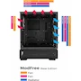 Miniatura de InWin ModFree Base Edition IW-CS-MFBASE-BLK, Negro, Carcasa de Torre Completa E-ATX (hasta 12" x 13"), Materiales SGCC Vidrio Templado ABS, Dimensiones 411.5x261.8x531mm, Peso 9.2kg
