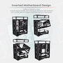 Miniatura de InWin ModFree Base Edition IW-CS-MFBASE-BLK, Negro, Carcasa de Torre Completa E-ATX (hasta 12" x 13"), Materiales SGCC Vidrio Templado ABS, Dimensiones 411.5x261.8x531mm, Peso 9.2kg
