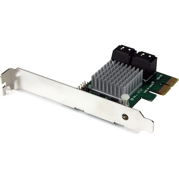 Imagen de referencia para StarTech.com PEXSAT34RH 4 Port PCI Express 2.0 SATA III 6Gbps RAID Controller Card with HyperDuo SSD Tiering - PCIe SATA 3 Controller Adapter TAA
