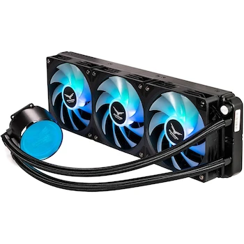 Imagen de referencia para Gaming Naceb Enfriamiento Líquido Ártico 360mm Negro con 3 Ventiladores ARGB de 120mm Compatible con Intel/AMD Modelo NA-0652
