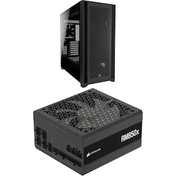 Imagen de referencia para Corsair Case 5000D Airflow TG Mid Tower Negra RM850x 850W Fuente de Alimentación ATX Modular Negro