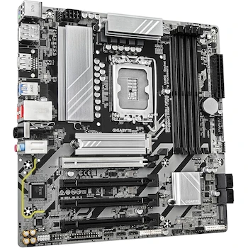 Imagen 3 de GIGABYTE B860M DS3H WIFI6E Intel Core Ultra (Serie 2) Placa Base LGA 1851 mATX DDR5 2X M.2 WIFI6E LAN de 2.5GbE Marrón 24.4cm x 24.4cm