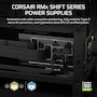Miniatura de Corsair RM850x Shift (2025) Fuente de Alimentación ATX Totalmente Modular 850W Interfaz Lateral Modular Negro