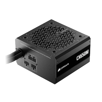 Imagen de referencia para Corsair CX650M (2025) Fuente de Alimentación Semimodular ATX 3.1 PCIe 5.1 650W con Cable Nativo 12V-2x6 Cybenetics Bronze Negro