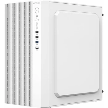 Imagen 2 de Gabinete Mini Torre Zenith GI656 MAX MB M-ATX Full Metálico Frente Sólido Negro (Blanco)