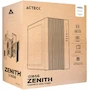 Miniatura de Gabinete Mini Torre Zenith GI656 MAX MB M-ATX Full Metálico Frente Sólido Negro (Blanco)