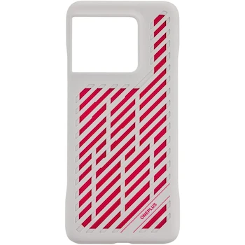Imagen 3 de OnePlus 10T 5G Glacier Mat Case - Funda Oficial con Material Disipador de Calor Glacier Mat (Gris)
