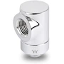 Miniatura de Thermaltake Pacific F-Pro Adaptador de 90 Grados Cromado G 1/4 Rosca Macho a Hembra DIY LCS Fitting Modelo CL-W438-CU00SL-A Serie Pacific F-Pro Tamaño Rosca G1/4 Color Cromo