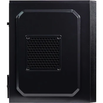 Imagen 3 de EVOTEC Gabinete Oslo EV-1023 – PC Case Micro-ATX Compacto con Fuente de Poder 500W Integrada – Negro