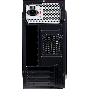 Imagen 4 de EVOTEC Gabinete Oslo EV-1023 – PC Case Micro-ATX Compacto con Fuente de Poder 500W Integrada – Negro