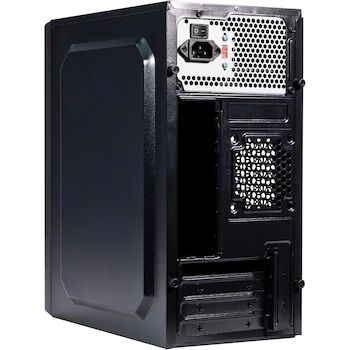 Imagen 5 de EVOTEC Gabinete Oslo EV-1023 – PC Case Micro-ATX Compacto con Fuente de Poder 500W Integrada – Negro