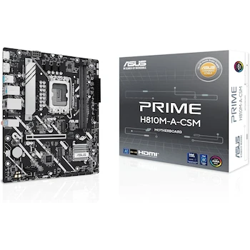Imagen de referencia para ASUS PRIME H810M-A-CSM Intel H810 LGA 1851 mATX Placa Base CSM