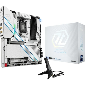 Imagen de referencia para ASRock Z890 Taichi Aqua Placa Base EATX para Intel Core Ultra Serie 2 Socket LGA1851 RL-ILM, Soporte DDR5 Dual Channel hasta 9200+ MHz, Capacidad Máxima 256 GB, con Thunderbolt y Wi-Fi 7