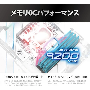 Imagen 4 de ASRock Z890 Taichi Aqua Placa Base EATX para Intel Core Ultra Serie 2 Socket LGA1851 RL-ILM, Soporte DDR5 Dual Channel hasta 9200+ MHz, Capacidad Máxima 256 GB, con Thunderbolt y Wi-Fi 7
