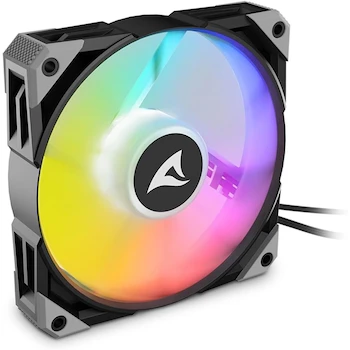 Imagen de referencia para Sharkoon Rebel F50 PWM ARGB Black - Ventilador 120 mm PWM con Iluminación ARGB