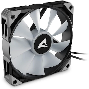 Imagen 3 de Sharkoon Rebel F50 PWM ARGB Black - Ventilador 120 mm PWM con Iluminación ARGB