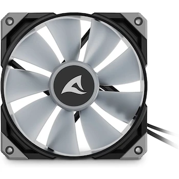 Imagen 4 de Sharkoon Rebel F50 PWM ARGB Black - Ventilador 120 mm PWM con Iluminación ARGB