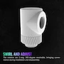 Miniatura de Thermaltake Pacific SF Adaptador 90 Grados Blanco DIY LCS Accesorios G1/4 Male to Female CL-W396-CU00WT-A
