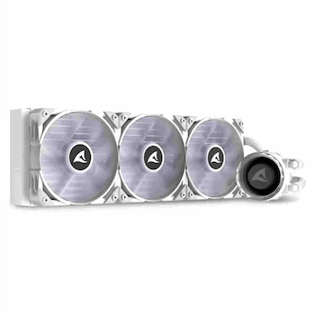 Imagen 2 de Sharkoon S90 RGB AIO Refrigeración Líquida Blanca 360mm Tipo 360