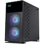 Miniatura de InWin 327 Micro ATX Chasis de Computadora para Juegos Negro con 3 Ventiladores Luna AL120 ARGB, Modelo 327, Serie 327, Torre Mediana, Dimensiones 39.12 x 18.8 x 38.1 cm, Peso 7 kg