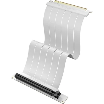 Imagen de referencia para Antec AT-RCAB-W200-PCIE4-RTX40 PCI-E 4.0 x16 Riser Cable Blanco 200mm Flexible 90 Grados Adaptador Alta Velocidad Serie RTX40