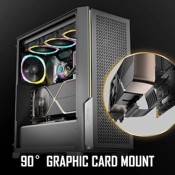 Imagen 5 de Antec AT-RCAB-W200-PCIE4-RTX40 PCI-E 4.0 x16 Riser Cable Blanco 200mm Flexible 90 Grados Adaptador Alta Velocidad Serie RTX40