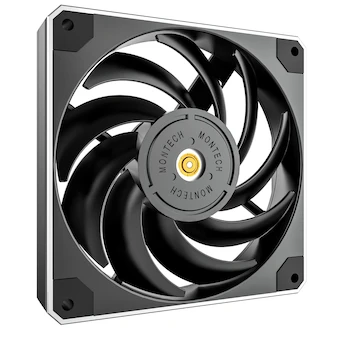 Imagen alusiva al producto Montech METAL 120 PWM - Ventilador de Refrigeración para PC, Tamaño 120 x 120 x 25 mm, Conector 4 Pines PWM, Material Metal, Voltaje 12 Volts, Potencia 1.8 Watts, Cantidad 1