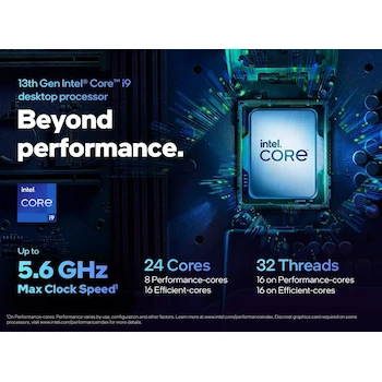 Imagen 4 de Procesador de Escritorio Intel Core i9-13900, Serie 13ª Generación, Modelo i9-13900, Socket LGA 1700, 24 Núcleos (8 P-Cores + 16 E-Cores), 32 Hilos, Caché 36 MB, Gráficos Integrados Intel UHD Graphics 770, Peso 399 Gramos